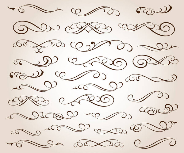  Элегантные элементы дизайна. Векторная иллюстрация
.