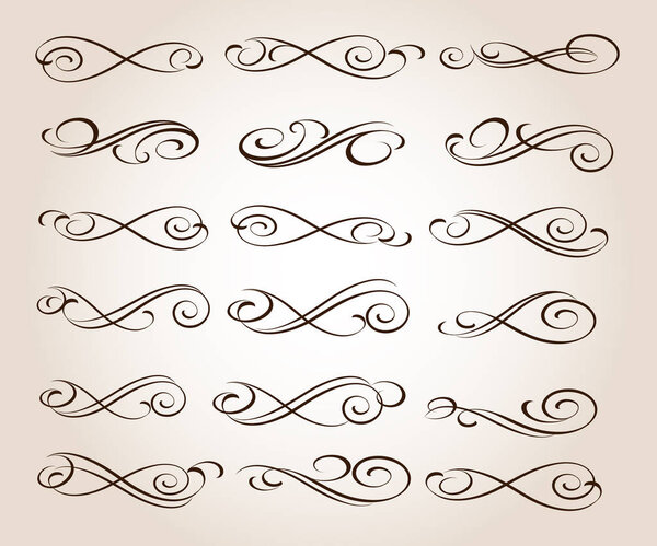  Элегантные элементы дизайна. Векторная иллюстрация
.