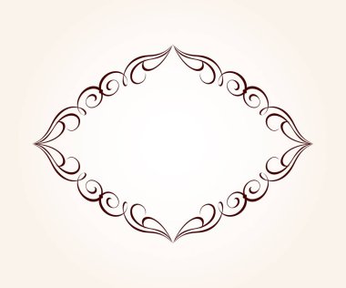 Vektör retro çerçeveler. Vektör çizim.