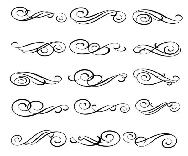  Zarif tasarım unsurları. Vektör çizim.