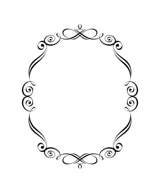 Vektör retro çerçeveler. Vektör çizim.