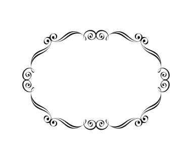 Vektör retro çerçeveler. Vektör çizim.