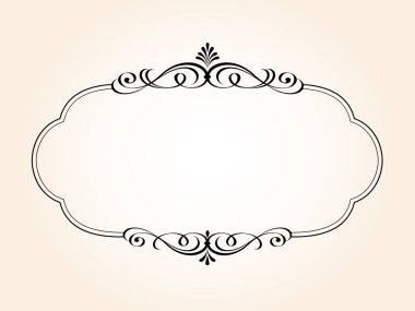 Vektör retro çerçeveler. Vektör çizim.