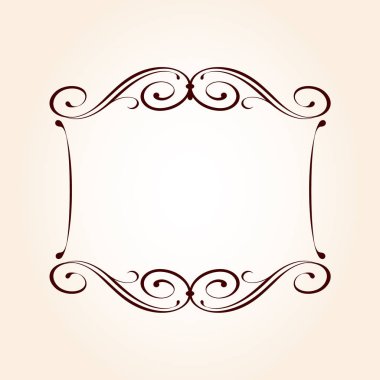 Vektör retro çerçeveler. Vektör çizim.