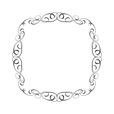 Vektör retro çerçeveler. Vektör çizim.