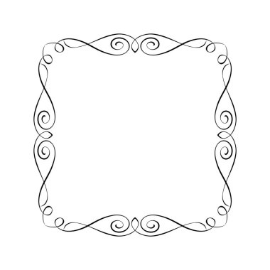 Vektör retro çerçeveler. Vektör çizim.