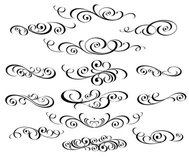 Girdap hazır. Kartvizitler, broşürler, kartpostallar, menüler, davetiyeler, duyurular için zarif tasarım unsurları.