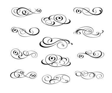 Girdap hazır. Kartvizitler, broşürler, kartpostallar, menüler, davetiyeler, duyurular için zarif tasarım unsurları.