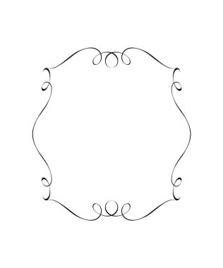 Projeleriniz için zarif vektör çerçevesi.