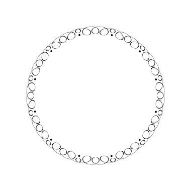 Projeleriniz için zarif vektör çerçevesi.