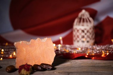 Boş alan için bir metin. Ramazan arka plan. Portre