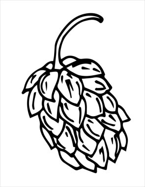 Bira zıpzıp, taslak. Poster, kart ve afiş için tasarım elemanı. Vektör illüstrasyon Ekim Festivali