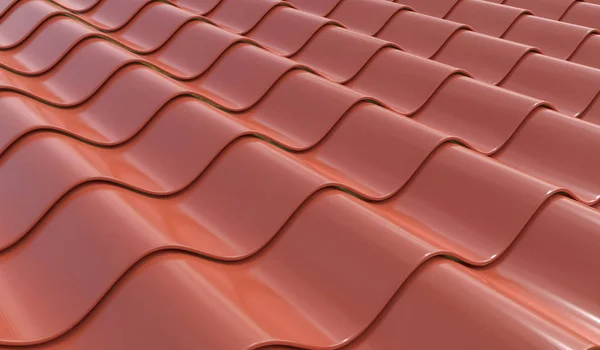 Tiles Roof House Rendered Illustration — Stock Photo, Image