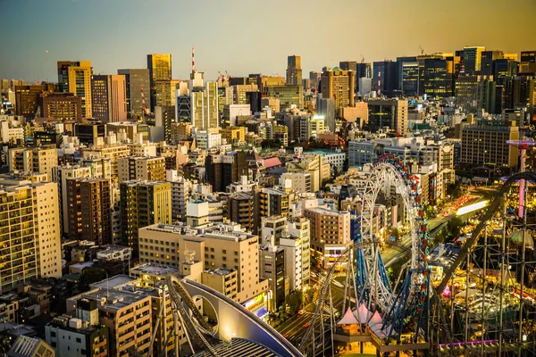 Zonsondergang Vanuit Het Bunkyo Civic Center Tokio Gebied — Stockfoto
