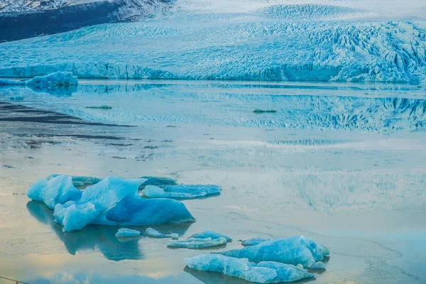 Islande Lac Glacier Fjallsarlon — Photo