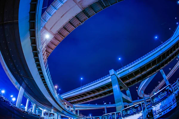 Bayshore Route Daikoku Junction Tsurumi Yokohama City — Stockfoto