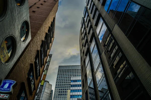 Céu Shinjuku Cidade Dia Outono Perfeito — Fotografia de Stock