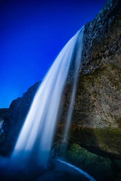 Seljalandsfoss Vodopádu Island — Stock fotografie