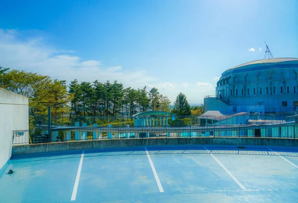 Uma Bela Piscina Shichigahama International Village — Fotografia de Stock