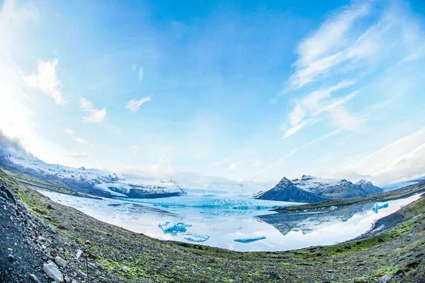 Islande Lac Glacier Fjallsarlon — Photo
