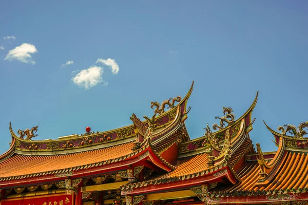Xingtiangong Błękitne Niebo Tajpej Tajwan — Zdjęcie stockowe