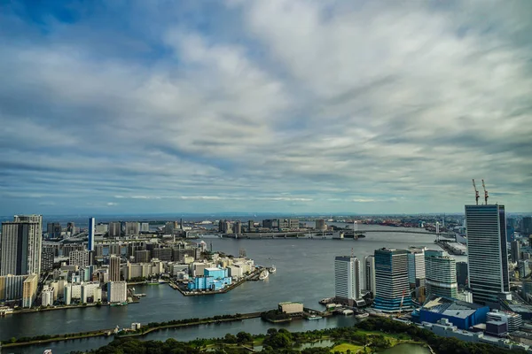 Tokyo Skyline Von Der Aussichtsplattform Des Caretta Shiodome Aus Gesehen — Stockfoto