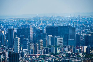 Roppongi Tepeleri Gözlem Güvertesi 'nden şehir manzarası