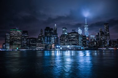 New York Manhattan gece manzarası