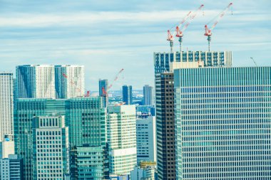 Tokyo Kulesi Gözlemevi 'nden Tokyo şehri manzarası