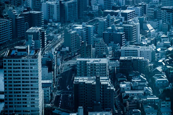 Stadsgezicht Gezien Vanaf Yokohama Landmark Tower — Stockfoto