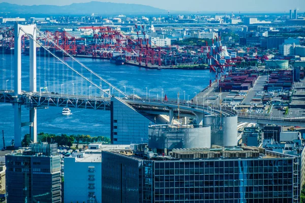 Городской Пейзаж Токио Стороны Всемирного Торгового Центра Приморская Вершина — стоковое фото