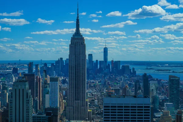 Widok Rockefeller Center Szczyt Skały — Zdjęcie stockowe