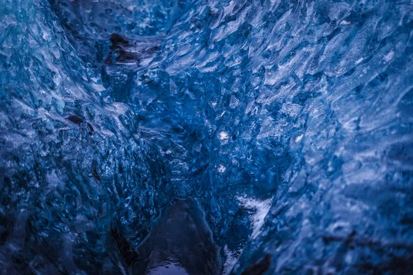 Ice cave ice wall (Iceland Vatnajokull glacier)