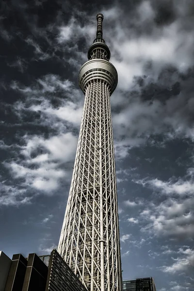 Sky Tokyo Sky Tree Bom Tempo — Fotografia de Stock