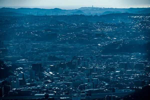 Stadtbild Vom Yokohama Wahrzeichen Aus Gesehen — Stockfoto