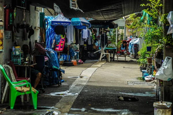 Ulice Thajska Bangkok Centrum — Stock fotografie