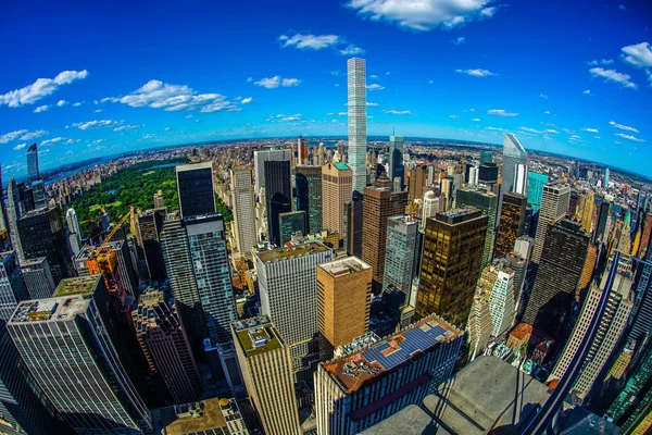 Der Blick Vom Rockefeller Center Oben Auf Dem Felsen — Stockfoto