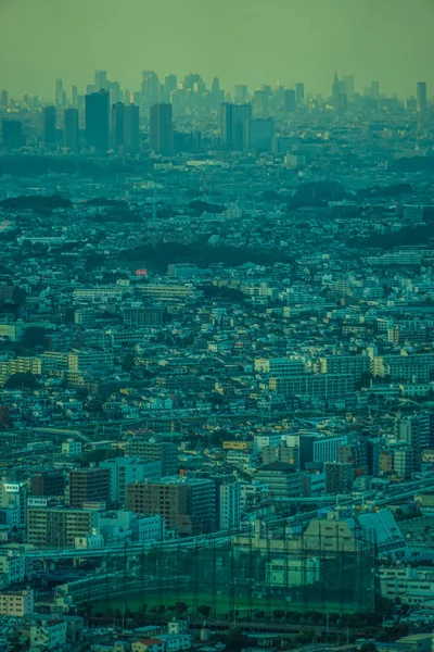 Stadslandskap Sett Utifrån Yokohama Landmark Tower — Stockfoto