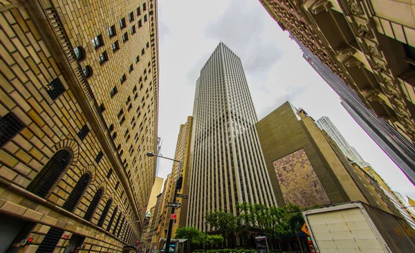 New York Wall Street Sokakları — Stok fotoğraf