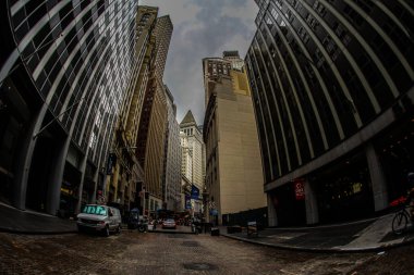 New York Wall Street 'in sokakları