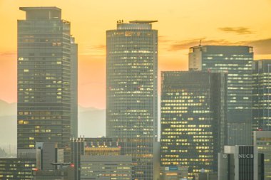 Nagoya TV Kulesi 'nden gün batımı