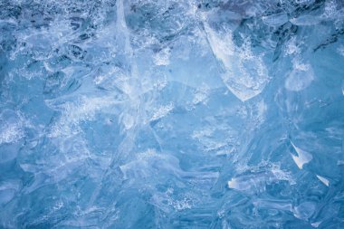 Buz mağarası buz duvarı (İzlanda, Vatnajokull buzulu)