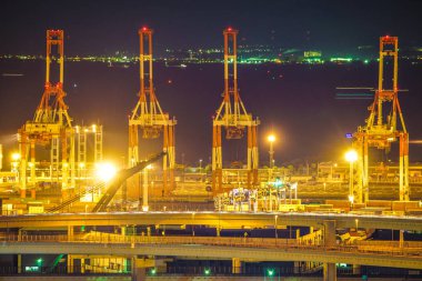 Yokohama Gece Görüşü Limanı ve Bayshore Rotası