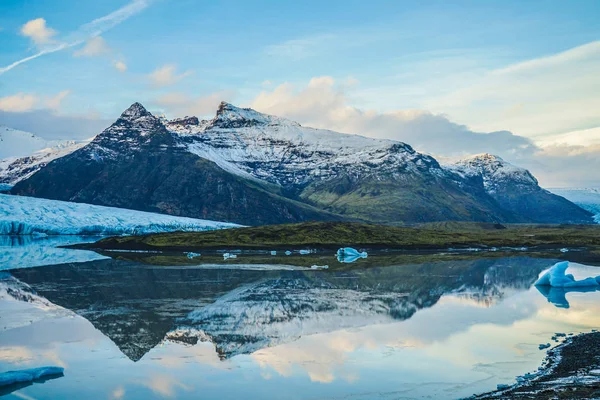 Islândia Fjallsarlon Lago Geleira — Fotografia de Stock