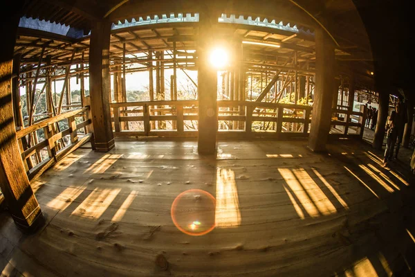 Kiyomizu Templom Felújítási Kerete — Stock Fotó