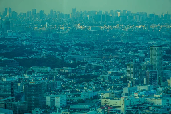 Lanskap Wilayah Tokyo Dari Menara Penanda Yokohama — Stok Foto