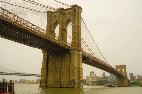 Γέφυρα Του Μπρούκλιν Νέα Υόρκη — Φωτογραφία Αρχείου