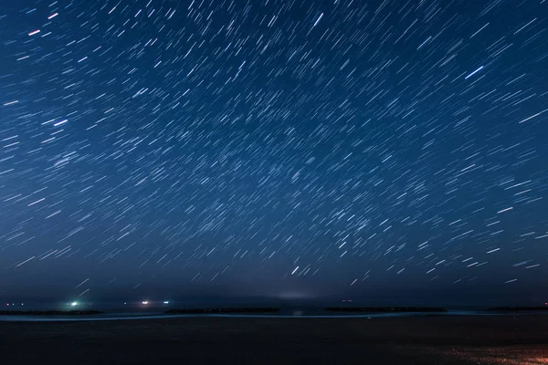 在轨道的20分钟恒星中 仙台阿拉哈马海岸 — 图库照片