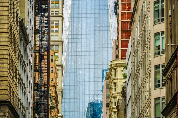 One World Trade Center Visibile Lower Manhattan — Foto Stock
