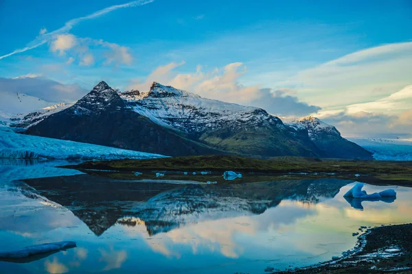 Islândia Fjallsarlon Lago Geleira — Fotografia de Stock